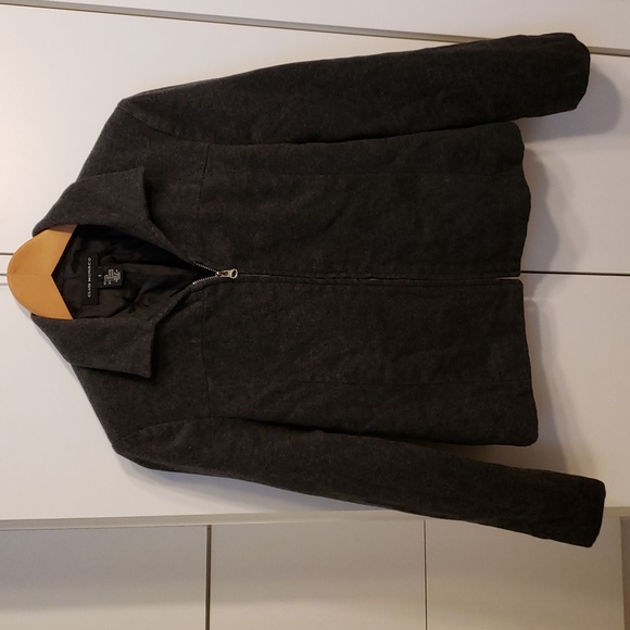 Club Monaco Gray Wool Jacket Women's 8 - Picture 2 of 5